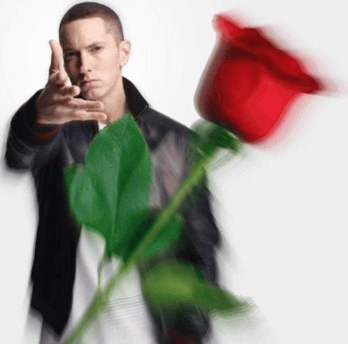 eminemrose-throwing-rose
